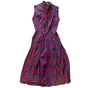 Vintage Sue Brett Dress 1950s 50s 60s junior fashion teen petite pinup